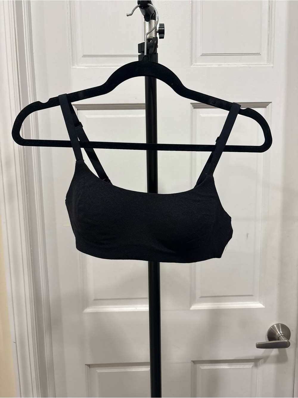 Aerie ‘Smoothez’ Black Laced Detail Bra